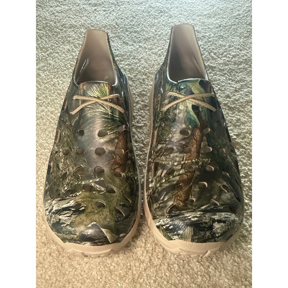 NEW Joybees Boys Trekking Mossy Oak Camo Outdoor Water Shoe US Youth Sz 4 (J4)